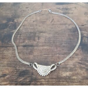 Vintage Goldtone and Gem Necklace